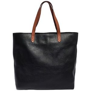 Madewell leather transport tote